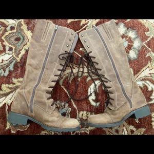 Clark Nubuck leather tall boots